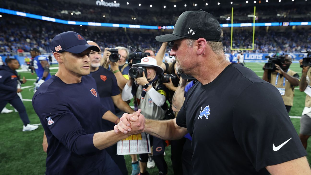 Lions make point against Ben Johnson, Bears with 52-21 rout