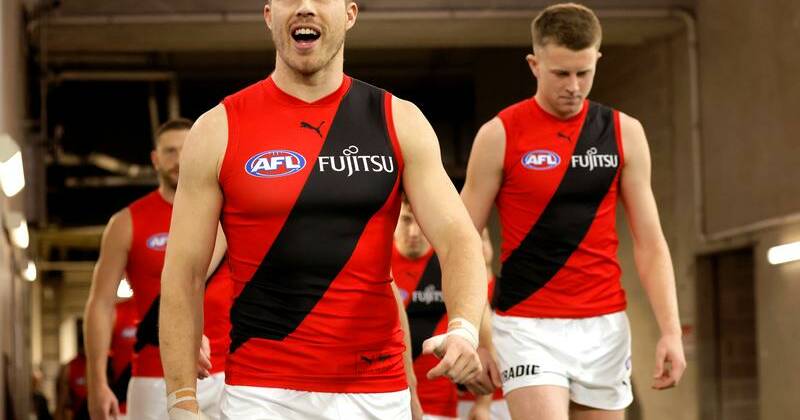 A Bombers legend believes the days of Zach Merrett leading Essendon out are all but over. Photo: Richard Wainwright/AAP PHOTOS