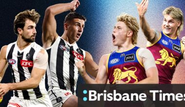 Brisbane Lions brothers Will and Levi Ashcroft prepare to clash with Collingwood Magpies stars Nick and Josh Daicos