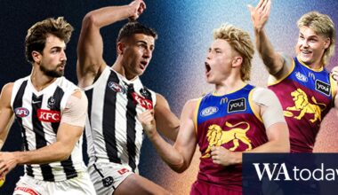 Brisbane Lions brothers Will and Levi Ashcroft prepare to clash with Collingwood Magpies stars Nick and Josh Daicos