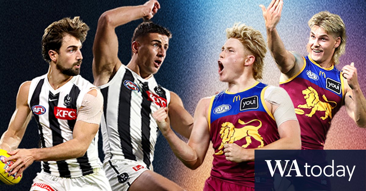 Brisbane Lions brothers Will and Levi Ashcroft prepare to clash with Collingwood Magpies stars Nick and Josh Daicos