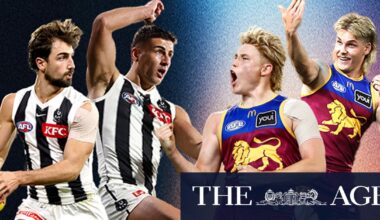 Brisbane Lions brothers Will and Levi Ashcroft prepare to clash with Collingwood Magpies stars Nick and Josh Daicos