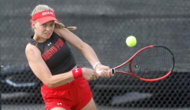 Govs Tennis Takes Two Wins in Opening Day of APSU Fall Tournament