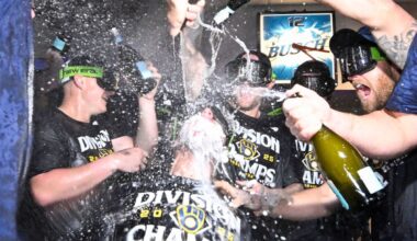 Brewers win 3rd straight NL Central title, embrace underdog status