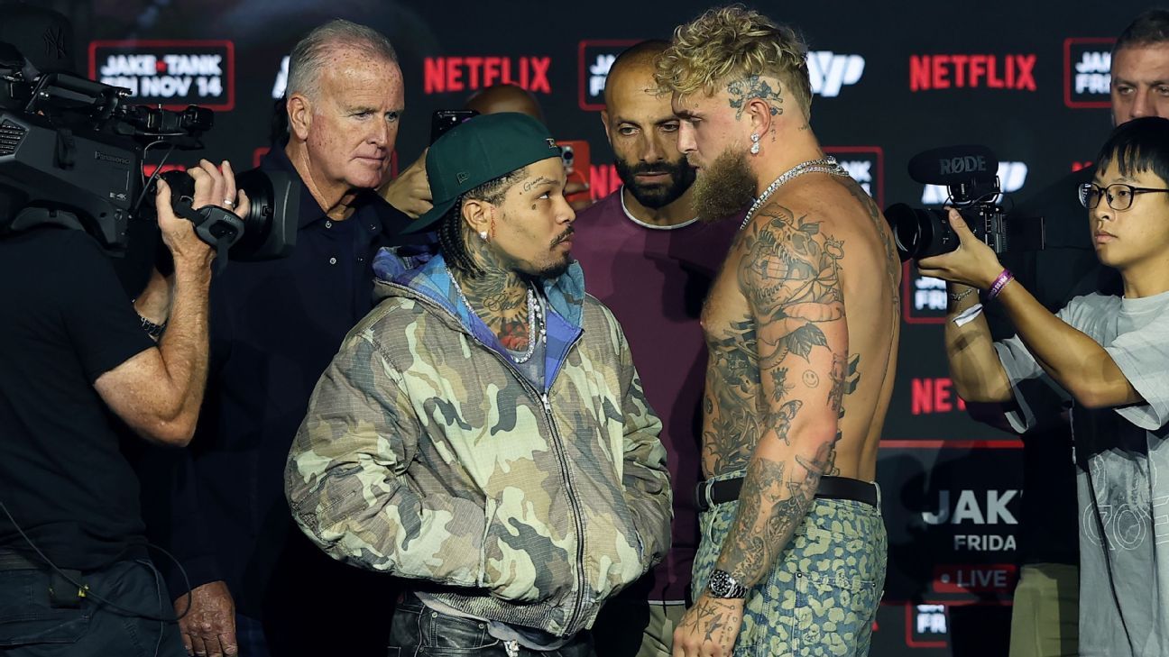 Rules set for Jake Paul vs. Gervonta Davis fight on Nov. 14