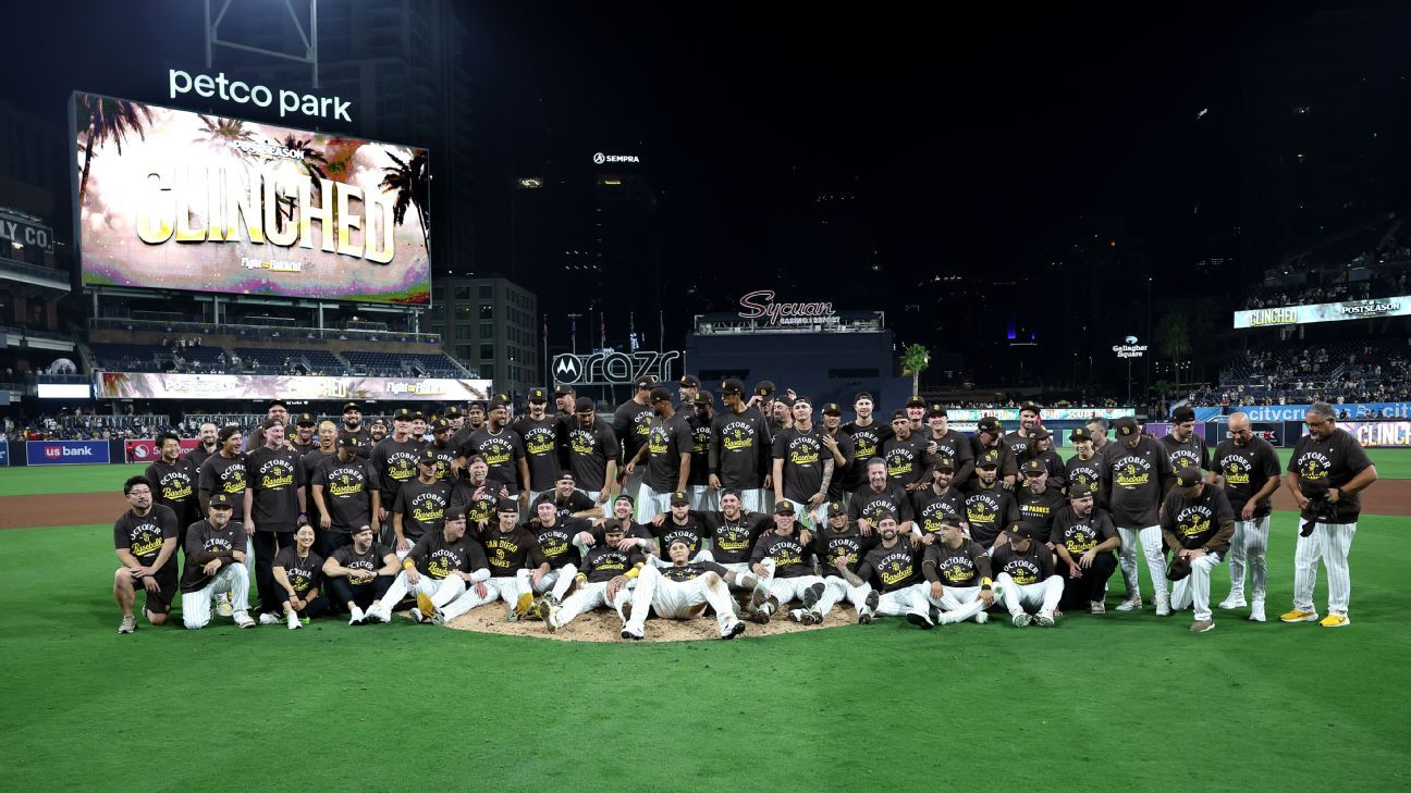Padres clinch playoff berth with walk-off win vs. Brewers