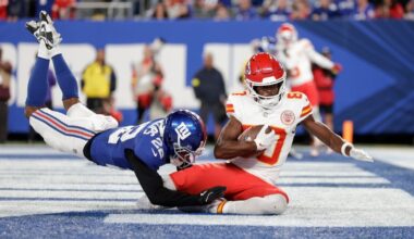 Tyquan Thornton finding chemistry with Patrick Mahomes