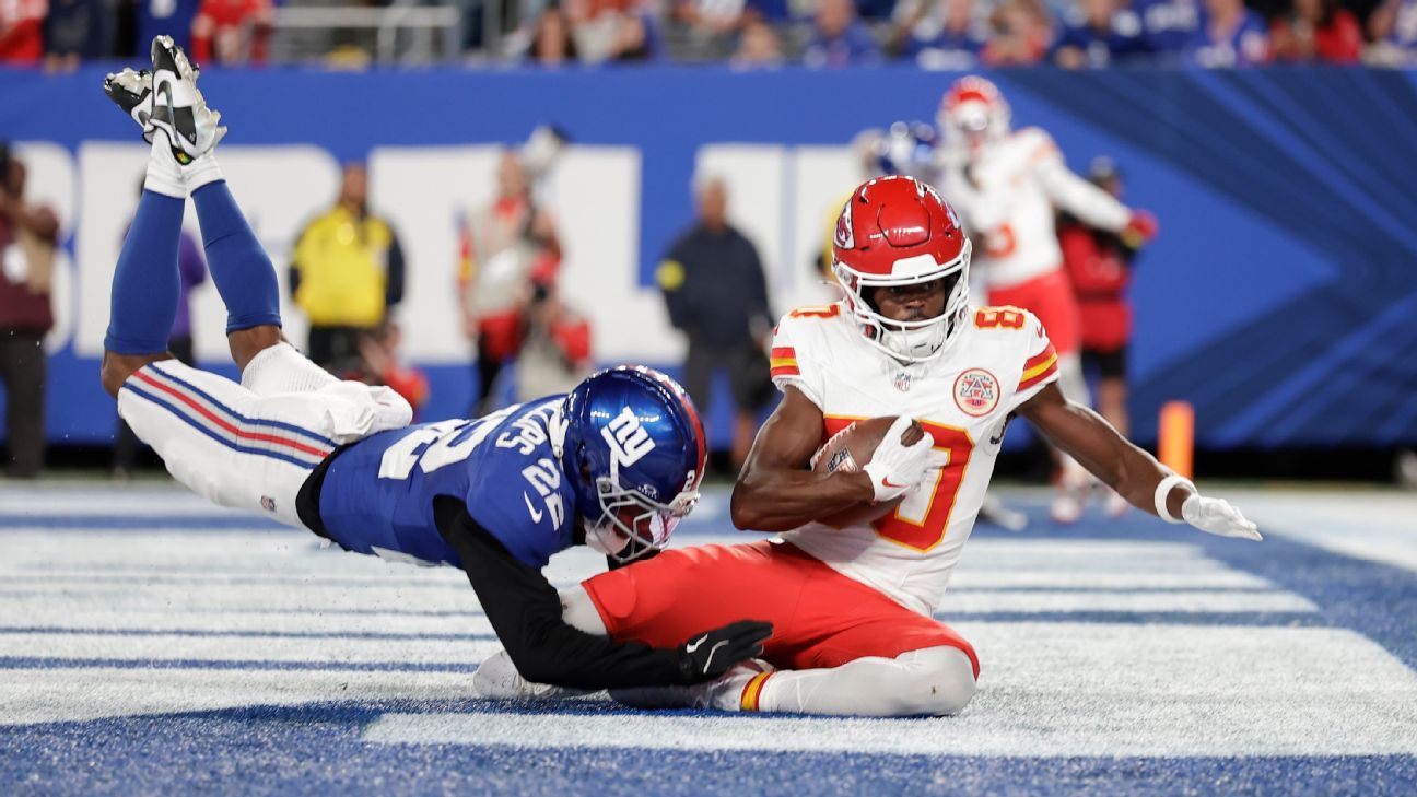 Tyquan Thornton finding chemistry with Patrick Mahomes