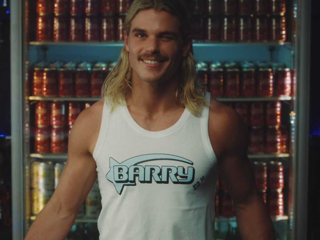 New Barry ad for AFL finals featuring ‘Bazlenka’ and Curnow revitalises naughty early noughties campaign