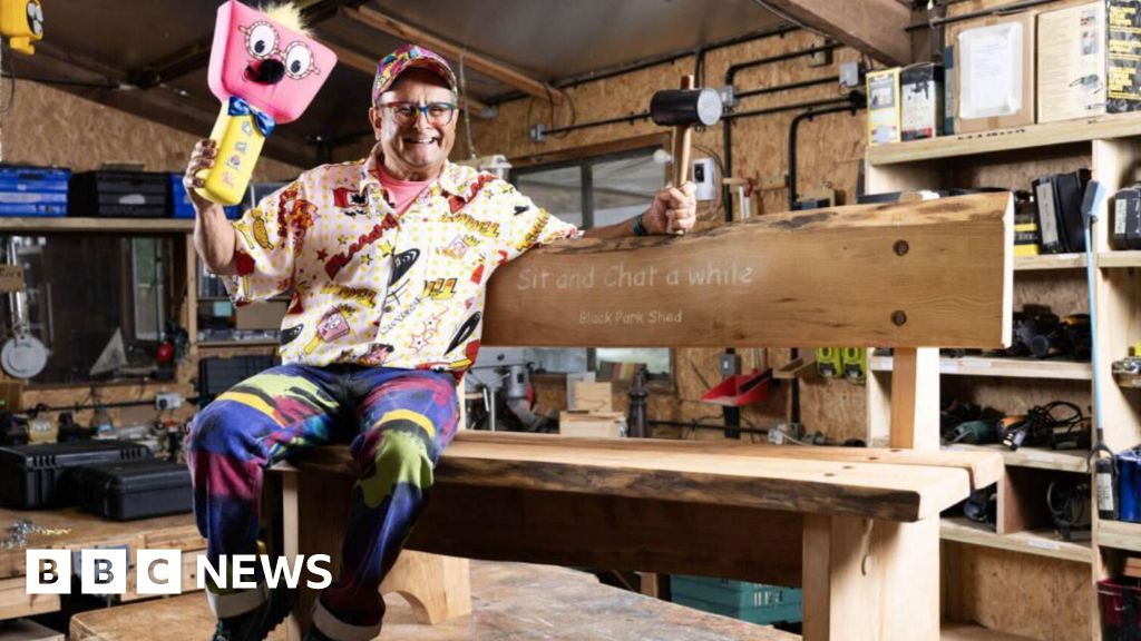 Timmy Mallett fronts men's mental health bench campaign