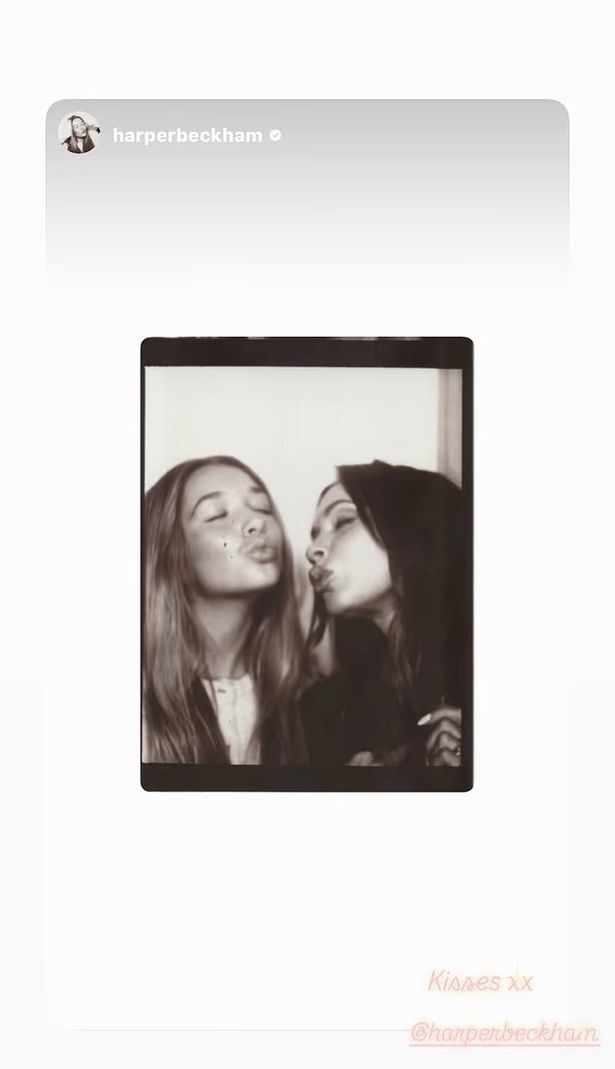 Victoria publicised her daughter's account be resharing a story post to her 33 million followers