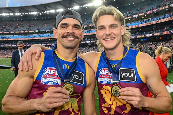 Charlie Cameron and Will Ashcroft were among the most influential players in the grand final.