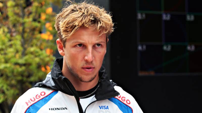 Liam Lawson (Racing Bulls-Honda) before the 2025 Belgian Grand Prix