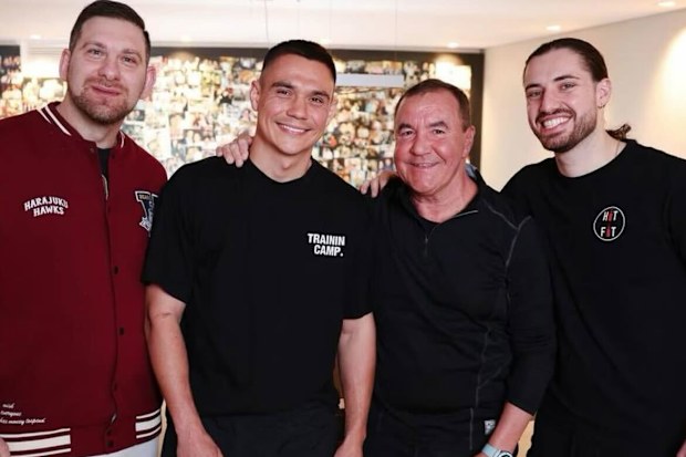 Tim Tszyu unveils new team including Jeff Fenech.