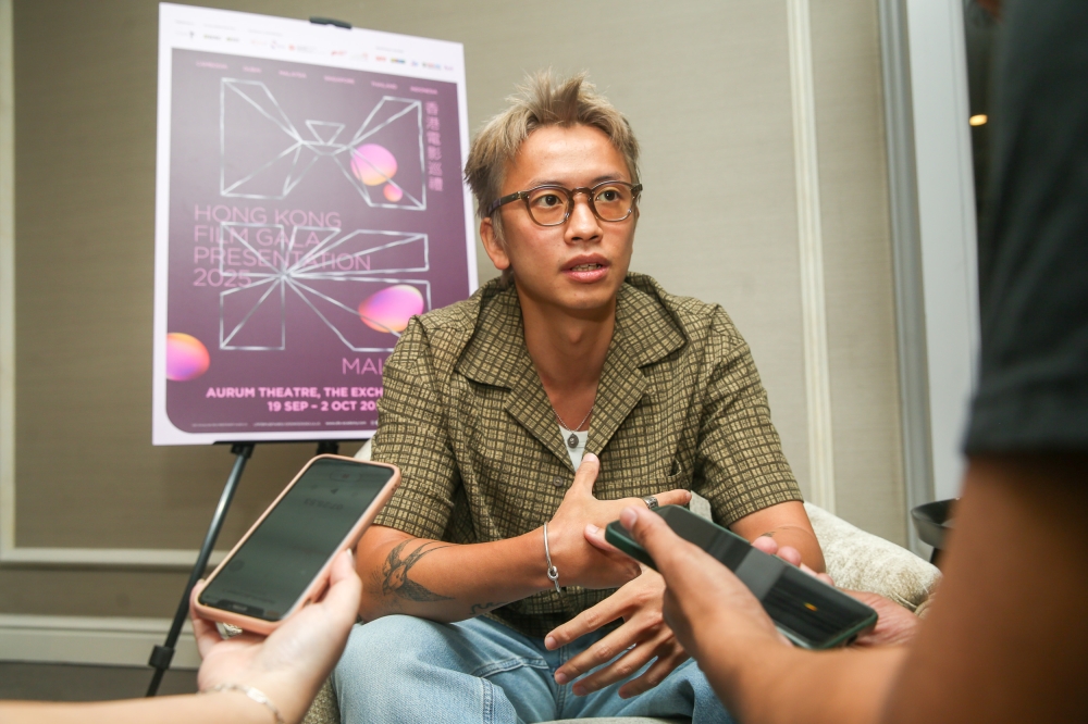 Caption 2: Locker Lam shares his experience on the set of the film ‘Fight for Tomorrow’. — Picture by Choo Choy May