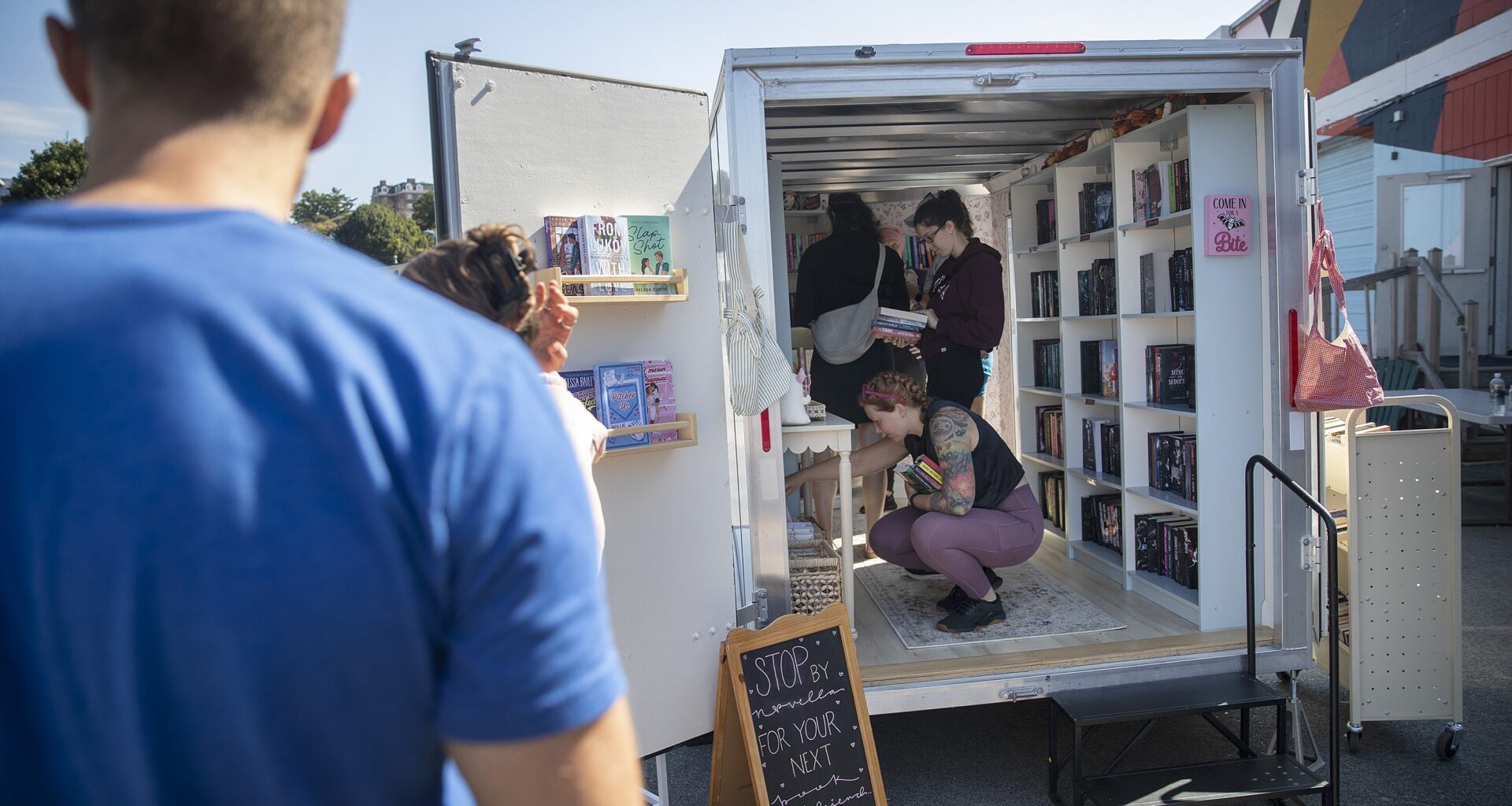 Meet the BFFs behind the mobile bookstore for Maine romance fans