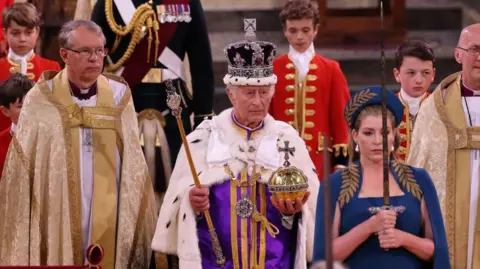 Getty Images Coronation of King Charles in Westminster Abbey
