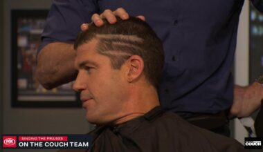 Jonathan Brown shaves head after Brisbane Lions win flag due to bet with Kai Lohmann, video, photos, latest news