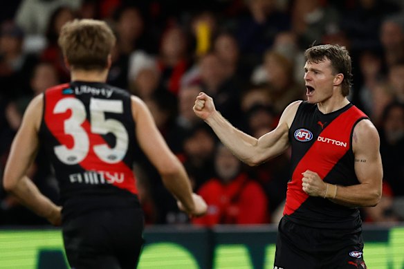 Jye Menzie played 47 games for the Bombers across three-and-a-half seasons.