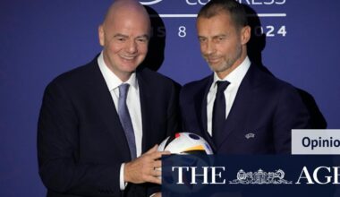 Whose game is it anyway? European soccer is recoiling at what is routine for AFL, NRL