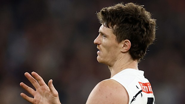 Brody Mihocek of the Magpies