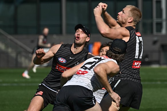 Frampton gets ready for the preliminary final.