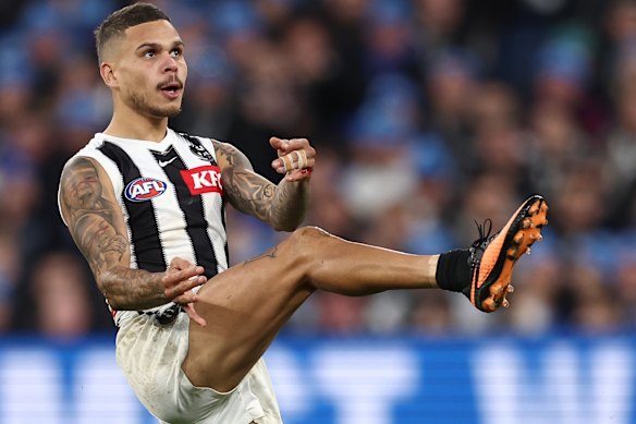 Crafty forward Bobby Hill’s future at Collingwood is unclear.