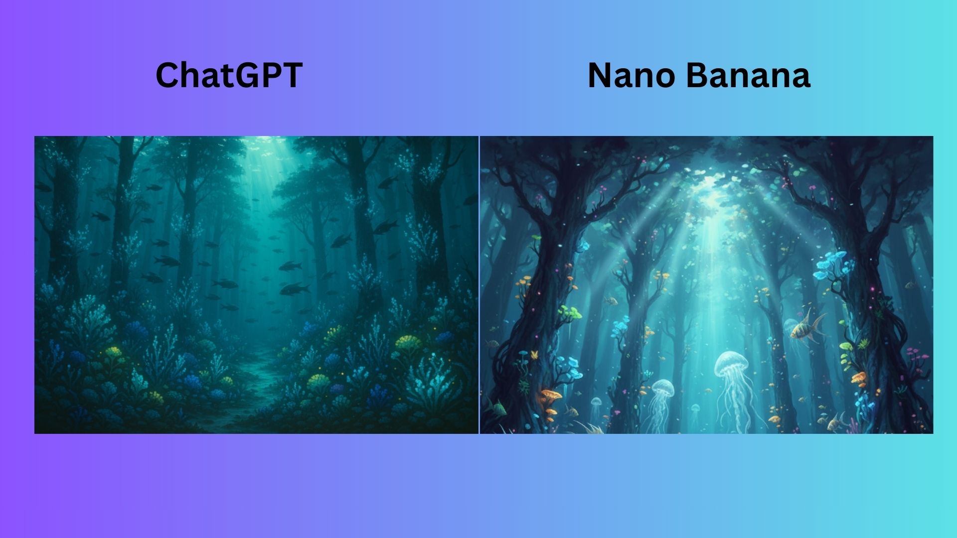 ChatGPT vs Nano Banana screenshot