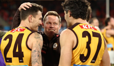 Tom Barrass opens up about Sam Mitchell's key role in recruiting players to Hawthorn