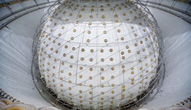 The JUNO Sphere. Credit - JUNO Collaboration