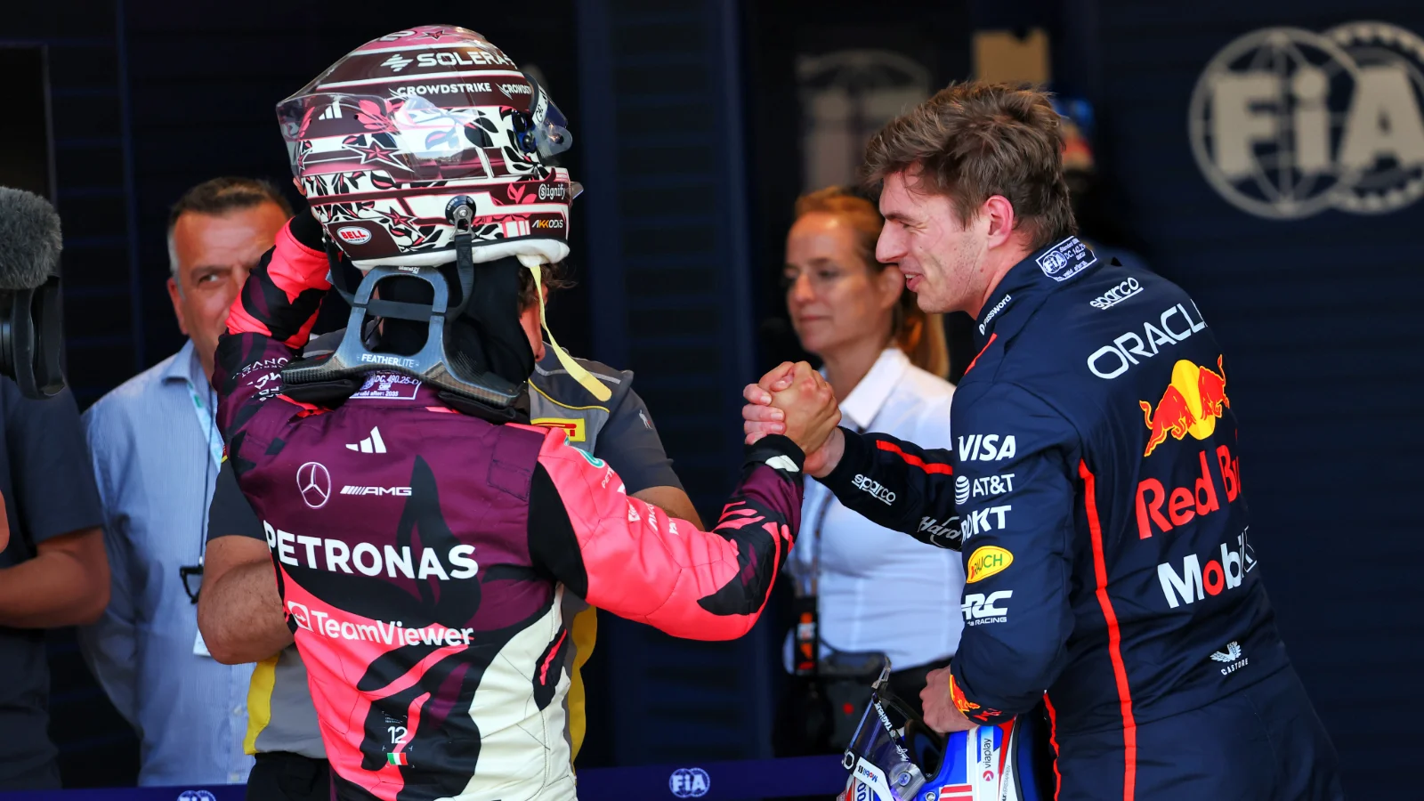 Max Verstappen has praised Kimi Antonelli