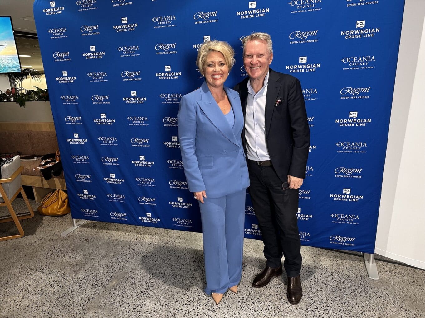 Lisa Pile and Steve Odell of Regent Seven Seas