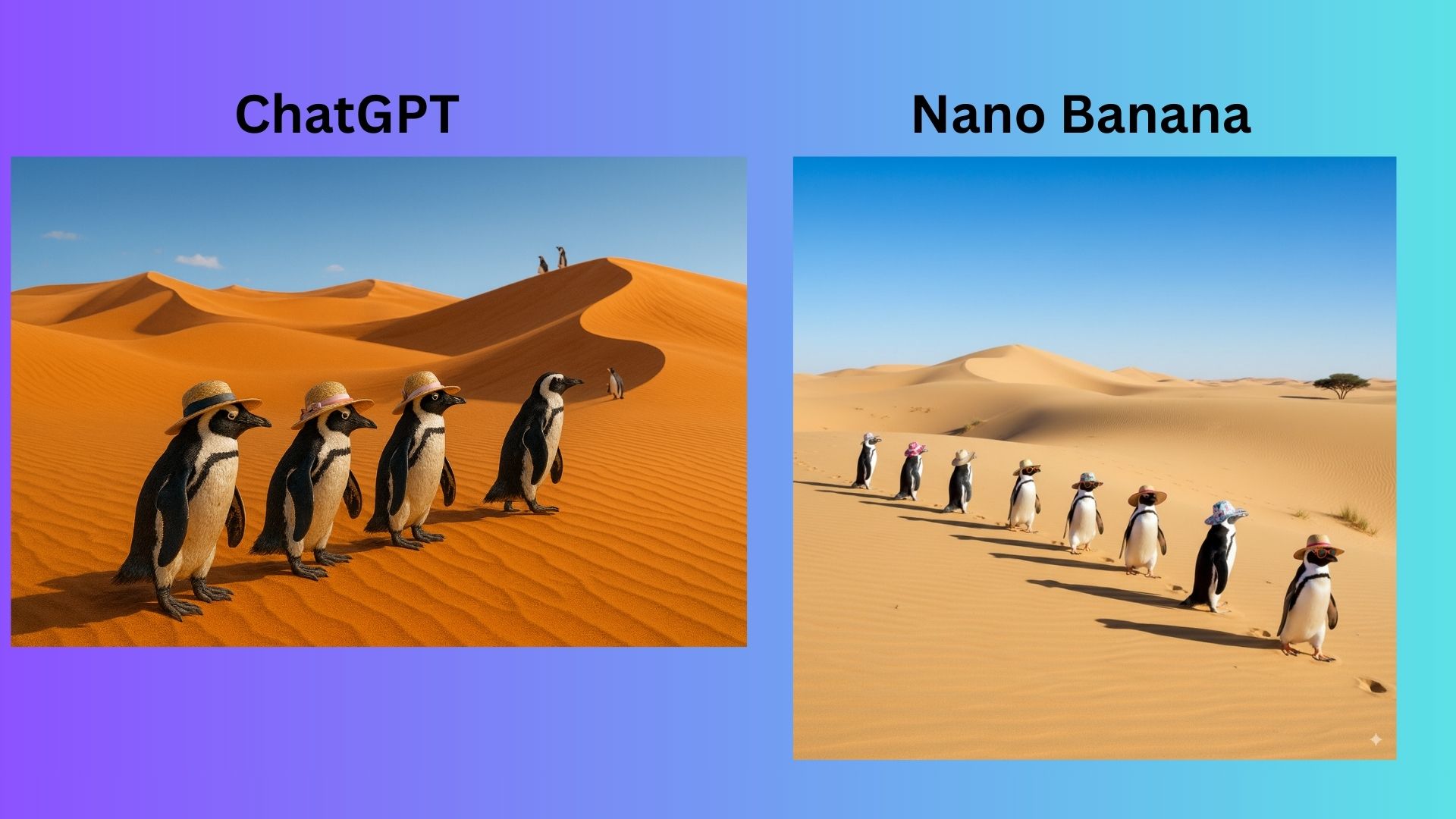 ChatGPT vs Nano Banana screenshot