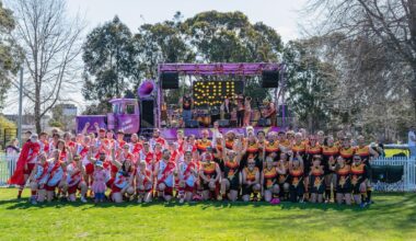 Community comes together to support charity AFL match