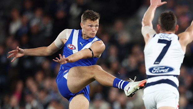 Zane Duursma of the Kangaroos.