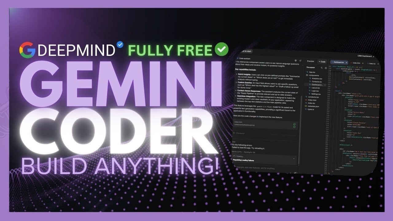 AI-powered coding tool NewGemini Coder for faster app development