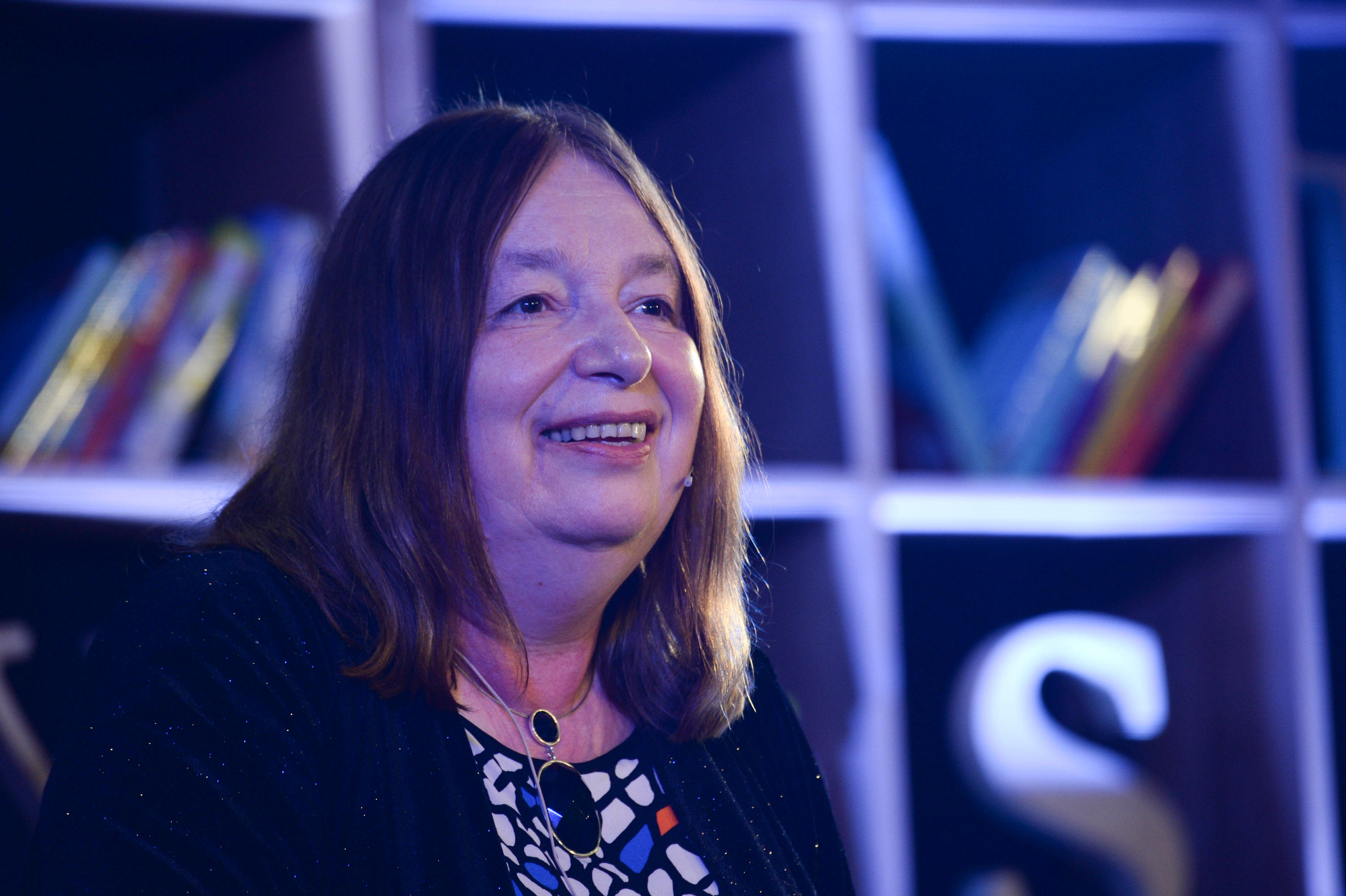 Alison Weir at a book festival