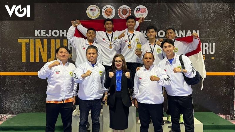 Indonesian Amateur Boxing Team Successfully Brings Home 5 Medals In Malaysia