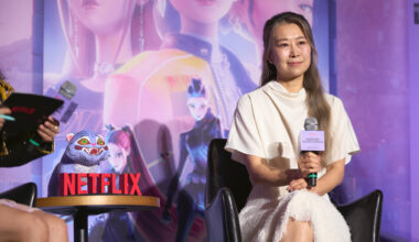 Maggie Kang, director of Netflix's animated film "KPop Demon Hunters," attends a press conference held in Yongsan District, central Seoul, on Aug. 22. [NETFLIX]