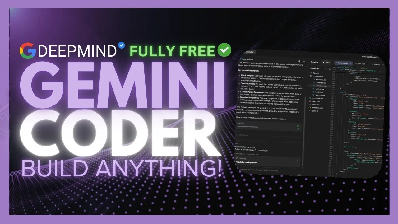 NewGemini Coder simplifies app creation with AI-driven features