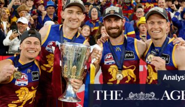 The post-season pursuit of back-to-back premiers Brisbane Lions