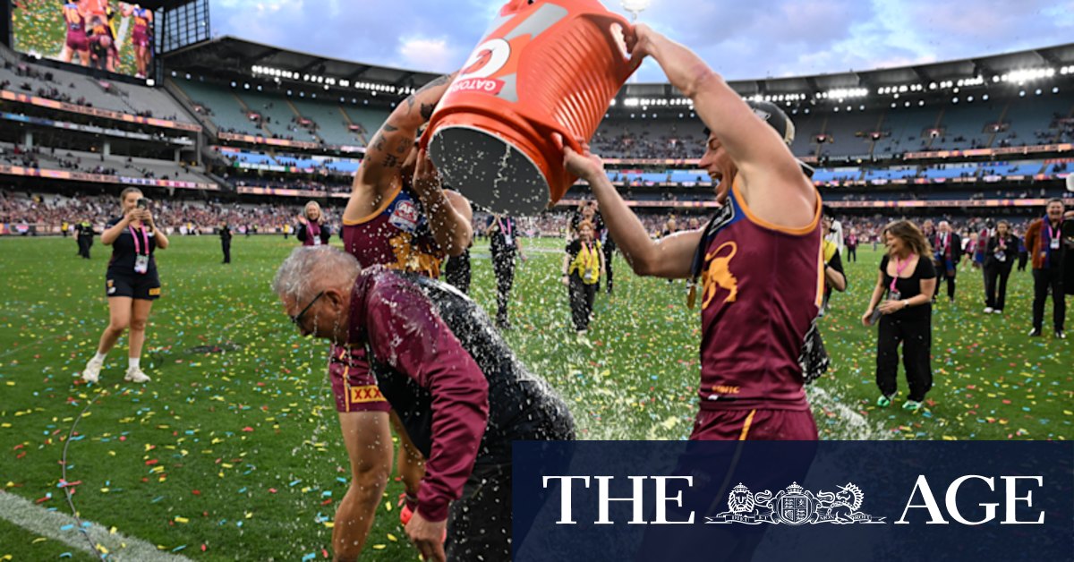 Brisbane Lions beat Geelong Cats 18.14 (122) to 11.9 (75) at the MCG after Lachie Neale subbed on at half-time and Jeremy Cameron badly injures his arm