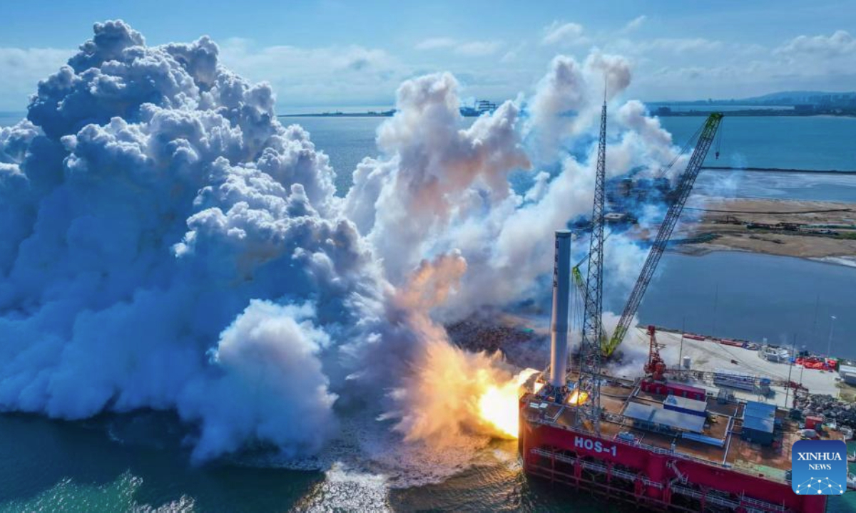 China successfully conducts first-stage propulsion system test for Tianlong-3 rocket