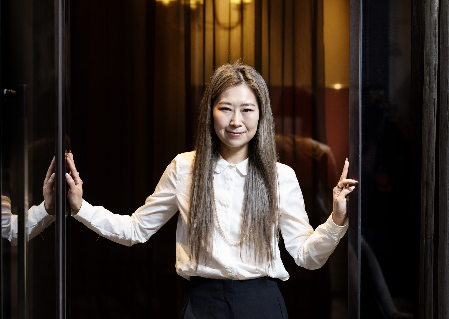 Maggie Kang poses for a photo after an interview at Lotte Hotel in Jung District in central Seoul on Sept. 18 [KWEN HYEK-JAE]