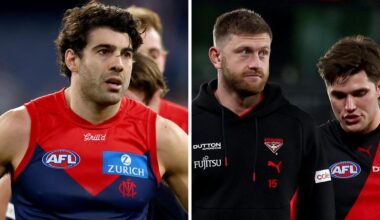 Melbourne’s Christian Petracca open to non-Victorian club as trade talks grow, Essendon’s Jayden Laverde medical at GWS