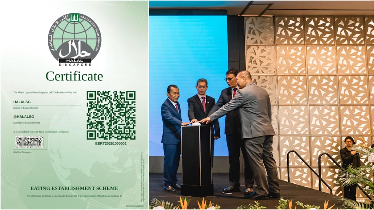 New digital halal certificates with QR codes to roll out in Singapore from Oct 1