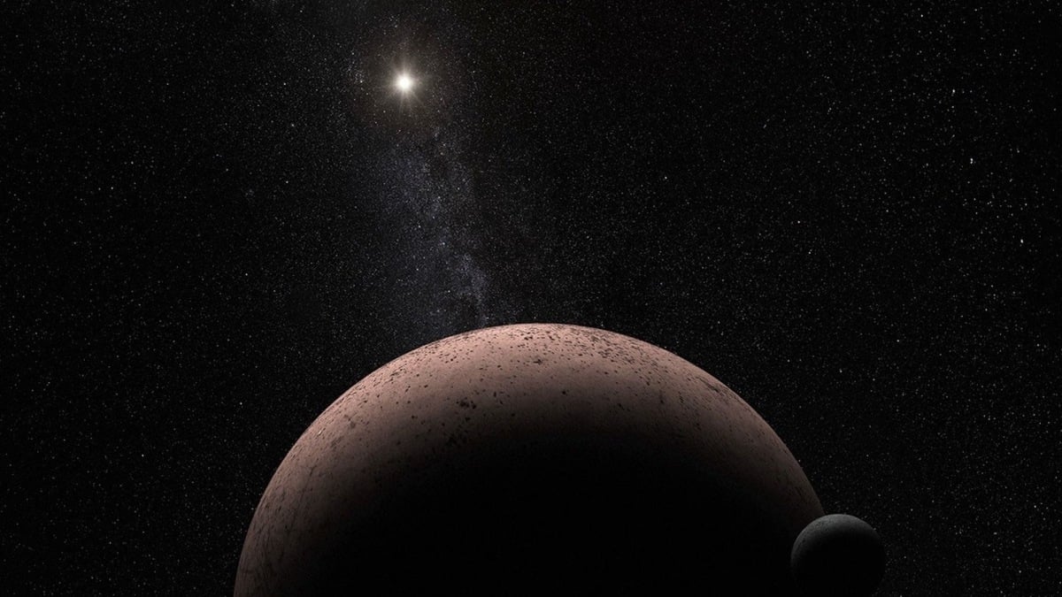 A dwarf planet far beyond Pluto might have a paper-thin atmosphere