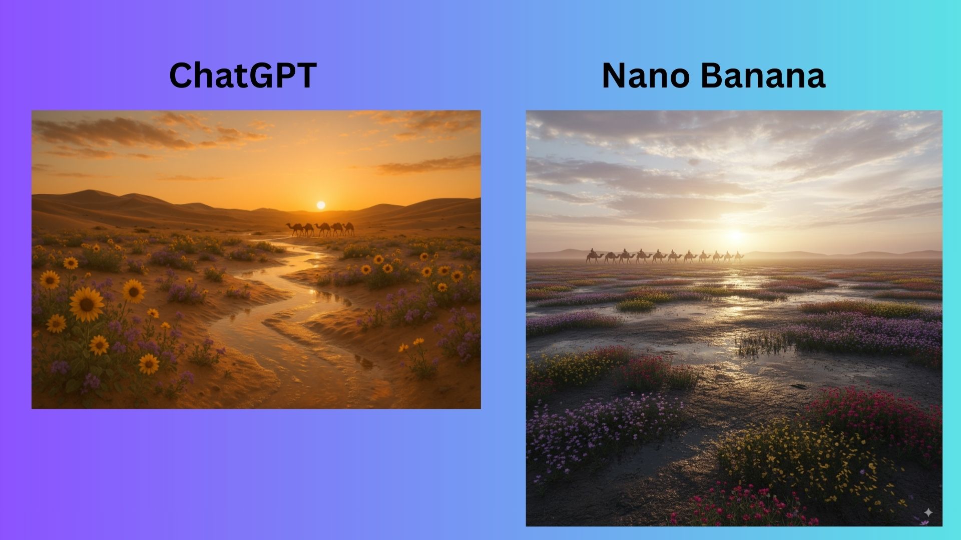 ChatGPT vs Nano Banana screenshot