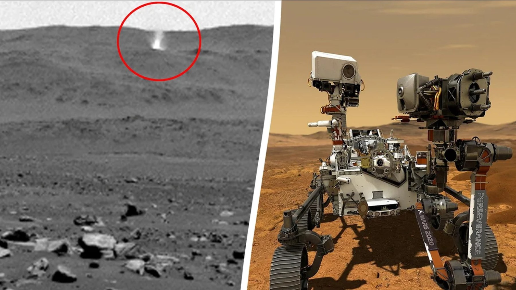 Confirmed—the Perseverance rover celebrates its 1,500th sol on Mars with a spectacular selfie and an unexpected photobomber: a dust devil