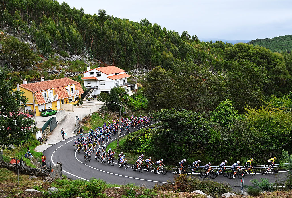 CASTRO DE ERVILLE, SPAIN - SEPTEMBER 09: A general view of Jonas Vingegaard of Denmark and Team Visma